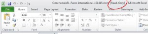 Excel Read Only File Status