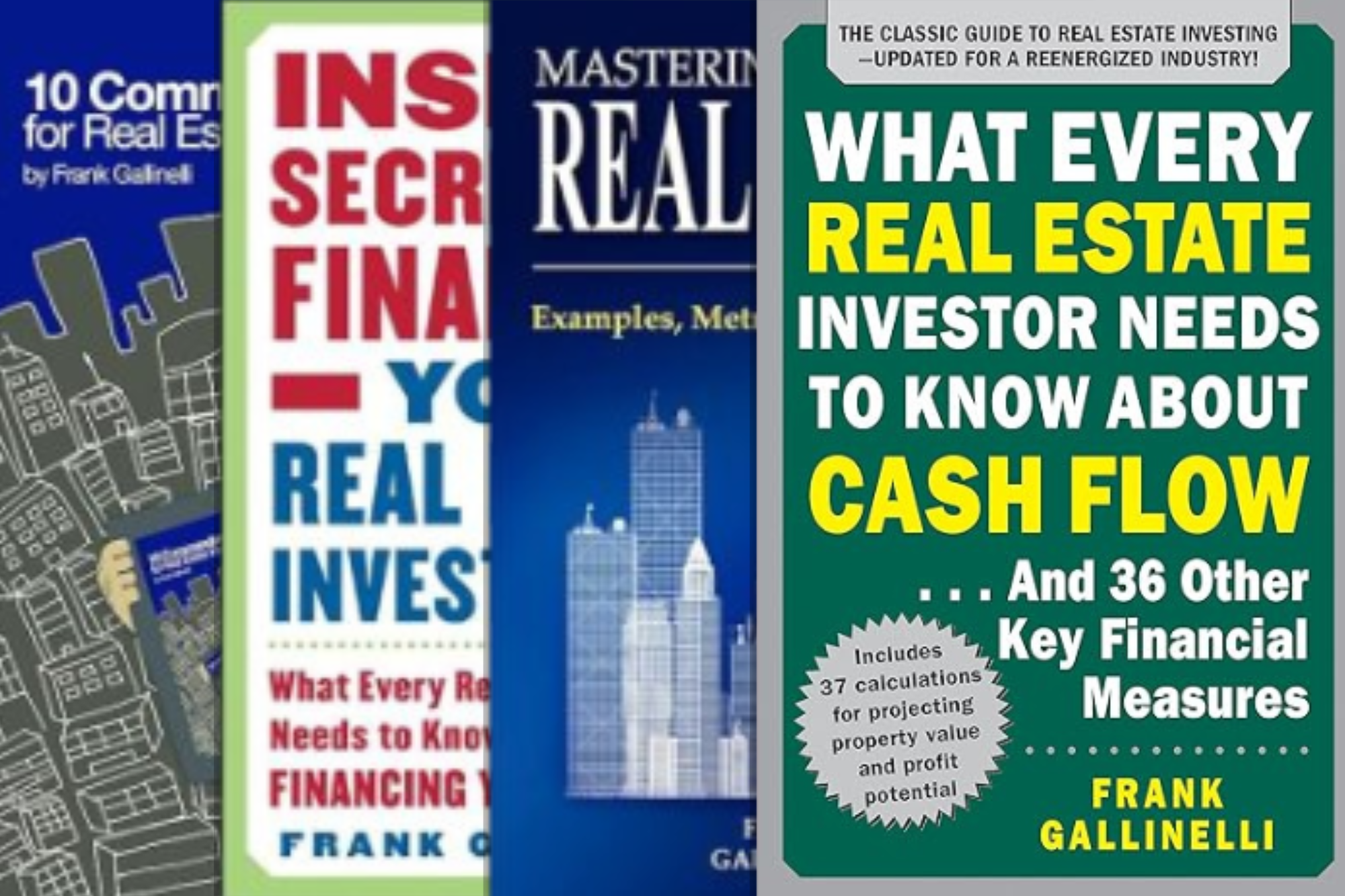 Real Estate Books, real estate analyzer