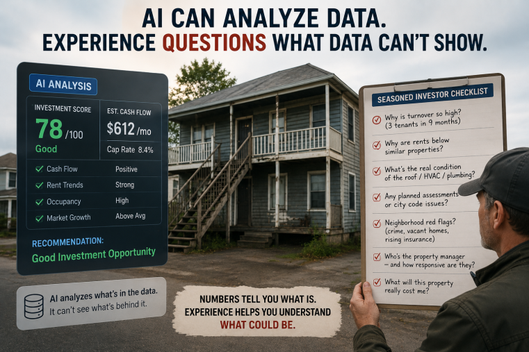 AI vs reality for an income property investment